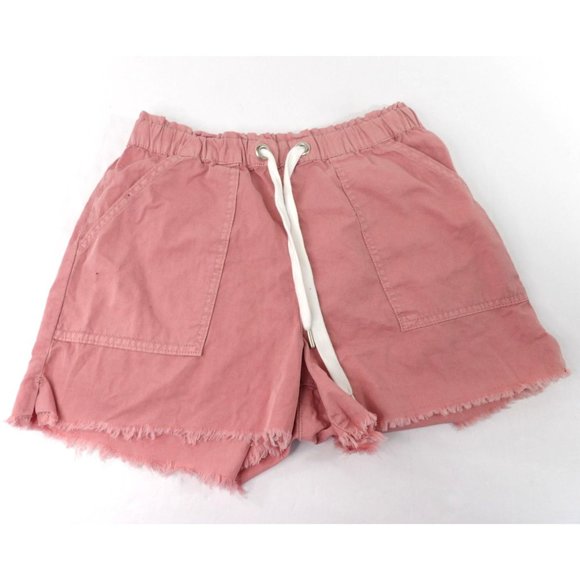 No Boundaries Pants - Women's No Boundaries Cut Off Tie Front Cotton Shorts  S(3-5) NWT